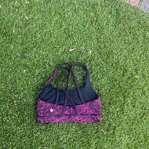 Lululemon Energy Bra Infinity Glossy